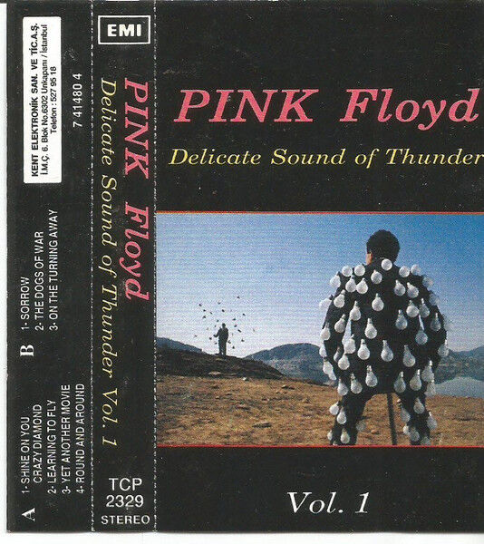 DİKKAT KASET !!! Pink Floyd – Delicate Sound Of Thunder Vol. 1-2 (2X) Kaset