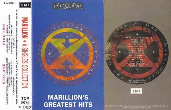 DİKKAT KASET !!! Marillion – A Singles Collection Kaset