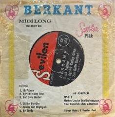 Berkant – İlk Aşkım Midi Long  33 Devir