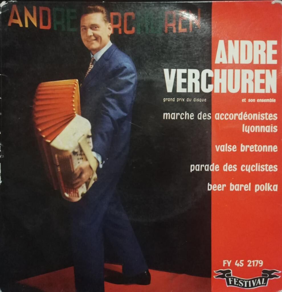 André Verchuren - Et Son Ensemble / Grand Prix Du Disque 1960 Fr Baskı 45 lik