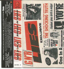 DİKKAT KASET !!! Guns N' Roses – G N' R Lies Kaset