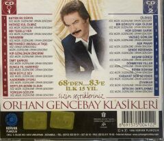 DİKKAT PLAK DEĞİLDİR Müzik CD'SİDİR Orhan Gencebay – Orhan Gencebay Klasikleri: Sizin Seçtikleriniz (68'den... 83'e - İlk 15 Yıl) 2XCD BOX SET CD