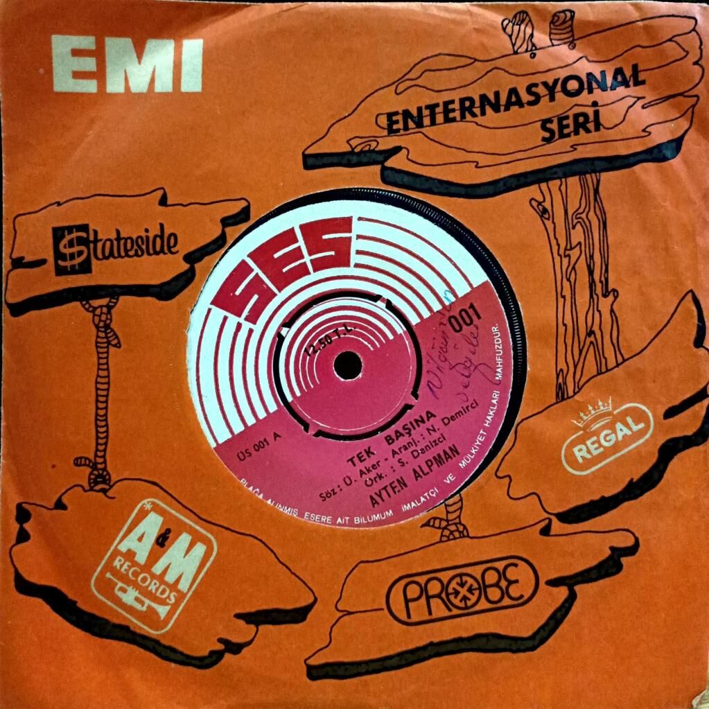 Ayten Alpman – Tek Başına / Sevince Her Şey Başka 45'lik