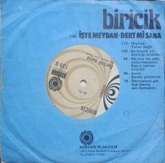 Biricik – İşte Meydan / Dertmi Sana 1977 Tr Baskı 45 lik
