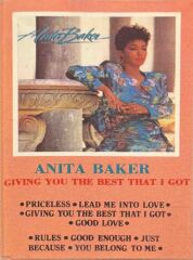DİKKAT KASET !!! Anita Baker – Giving You The Best That I Got Kaset