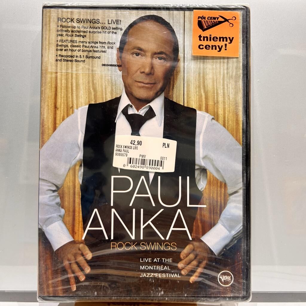 DVD Paul Anka ‎– Rock Swings DVD