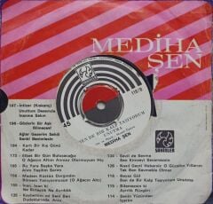 Mediha Şen – Beyaz Gül / Ben De Bir Kalb Taşıyorum UnutmaDönem Tr Baskı 45 lik