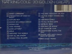 CD - Nat King Cole - 20 Golden Greats CD