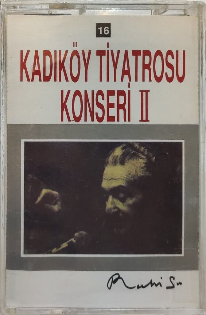 DİKKAT KASET !!! Ruhi Su – Kadıköy Tiyatrosu Konseri II Kaset