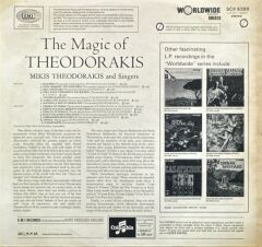 Mikis Theodorakis And Singers – The Magic Of Theodorakis LP