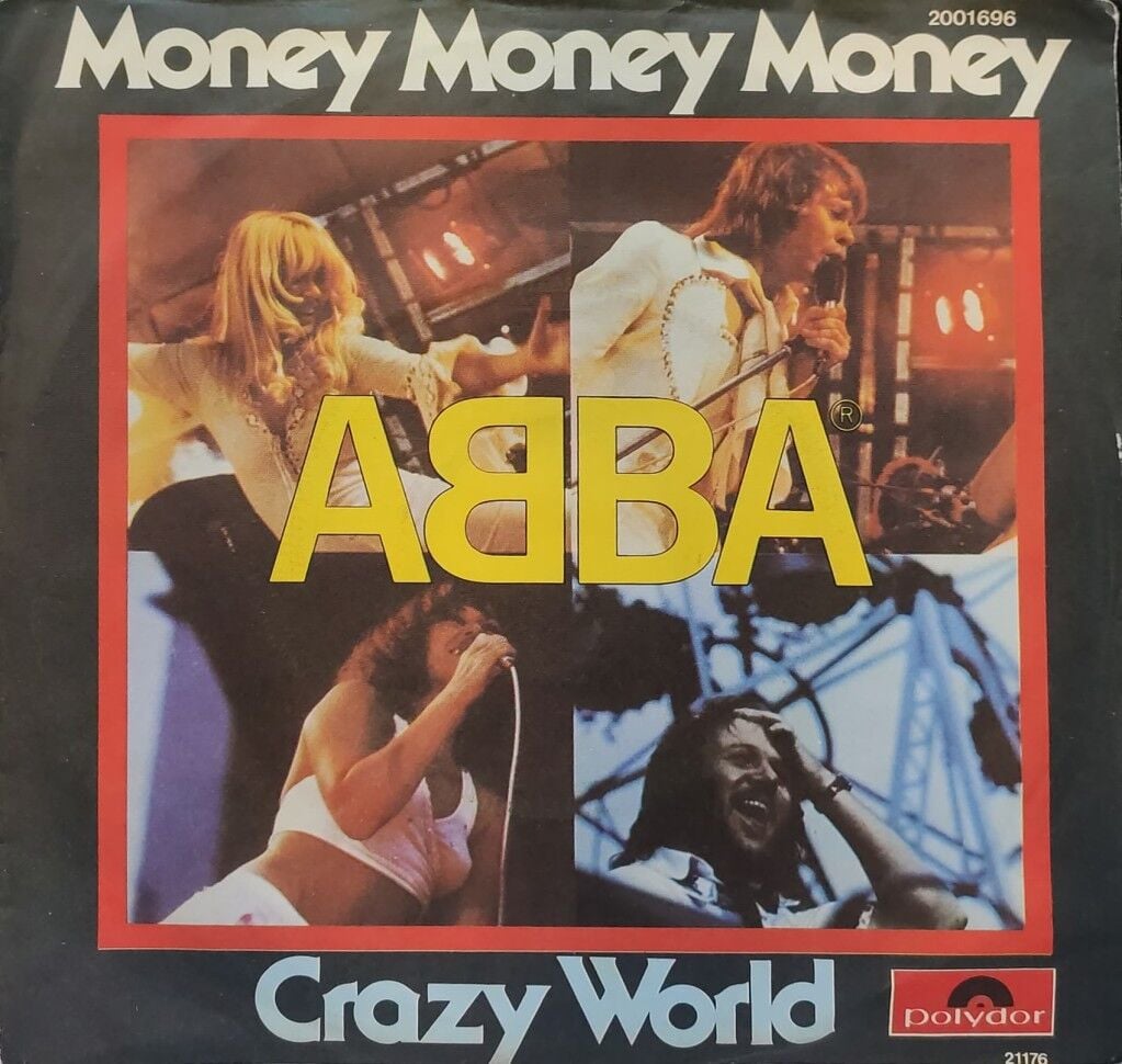 ABBA – Money Money Money / Crazy World 45'lik