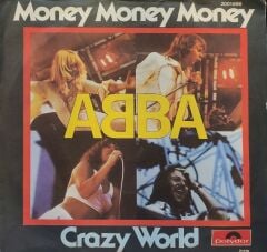 ABBA – Money Money Money / Crazy World 45'lik