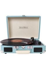 Record Master T310CH Şarj Özellikli Pikap - 33, 45, 78 Devir T310CH- MAVİ (TURKUAZ) PİKAP