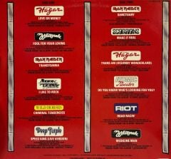 Metalmania - Iron Maiden - Deep Purple - Scorpions - Whitesnake - Sammy hagar - April Wine - Wild Horses - Atomic Rooster - Riot LP