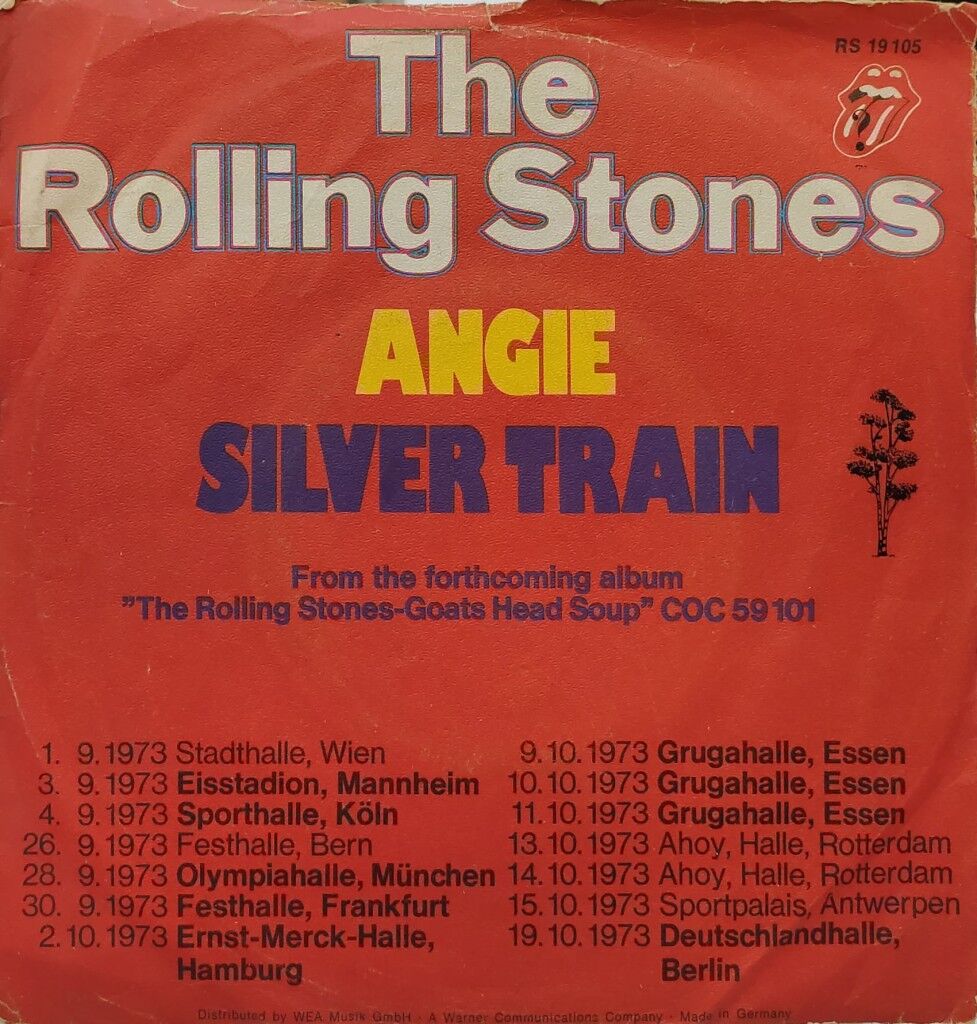 The Rolling Stones – Angie 45'lik