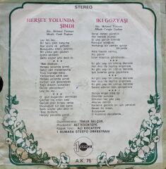 Nükhet Duru – Herşey Yolunda Şimdi / İki Gözyaşı 45'lik