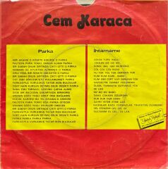 Cem Karaca – Parka / İhtarname 45'lik