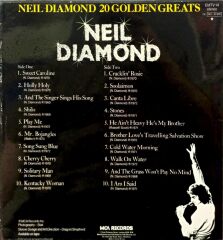 Neil Diamond – 20 Golden Greats LP