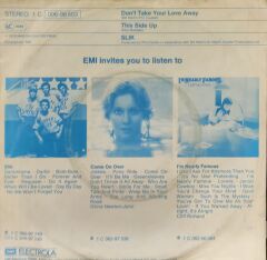 Slik – Don't Take Your Love Away 45'lik