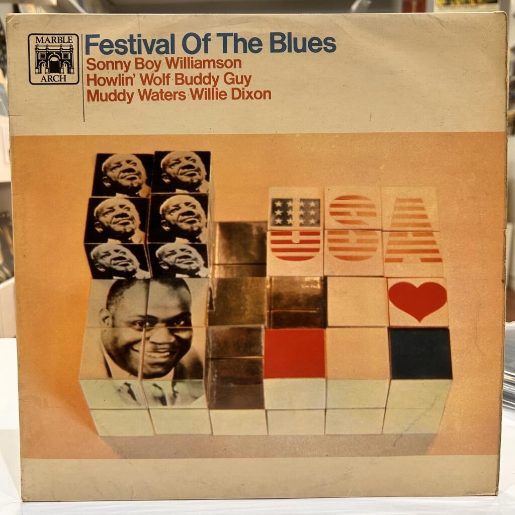Sonny Boy Williamson , Howlin' Wolf, Buddy Guy, Muddy Waters, Willie Dixon – Festival Of The Blues 1967 BASKI LP
