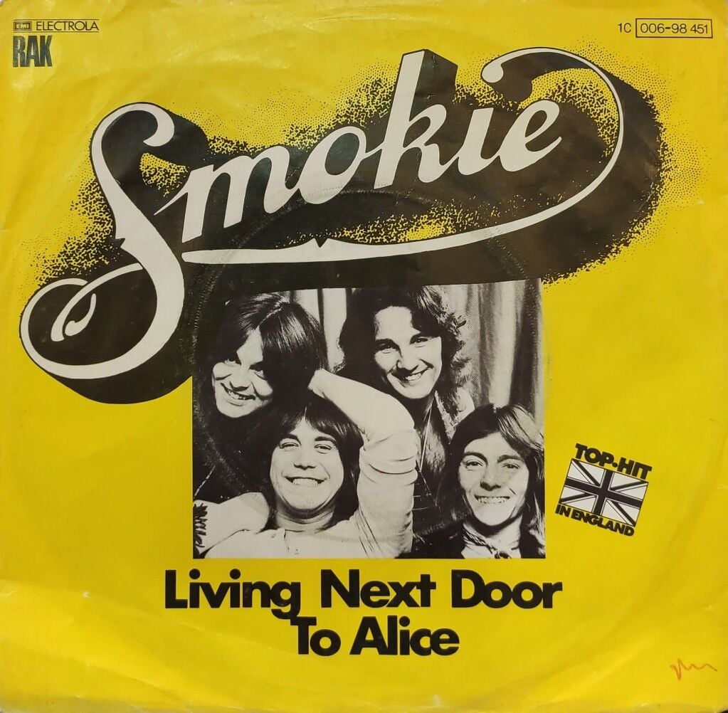 Smokie – Living Next Door To Alice 45'lik
