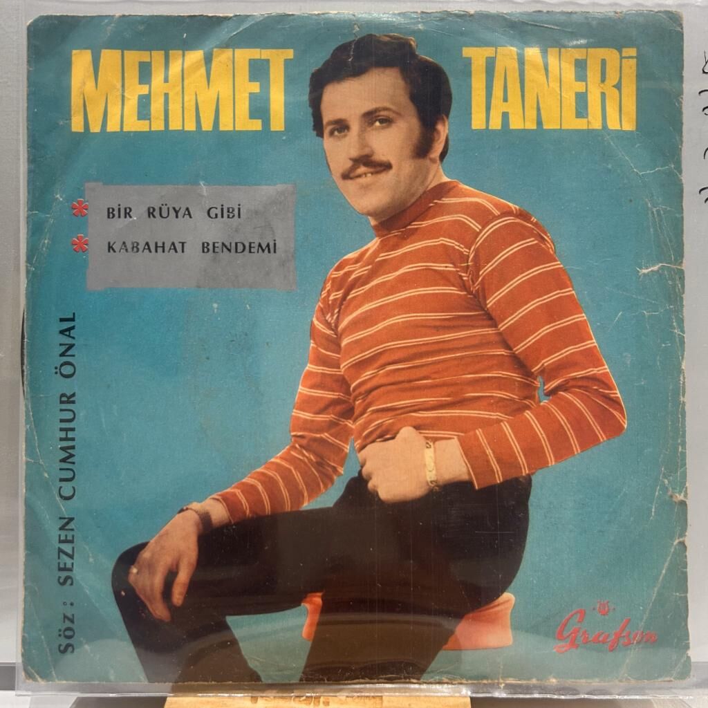 Mehmet Taneri ‎– Bir Rüya Gibi / Kabahat Bende Mi 45LİK