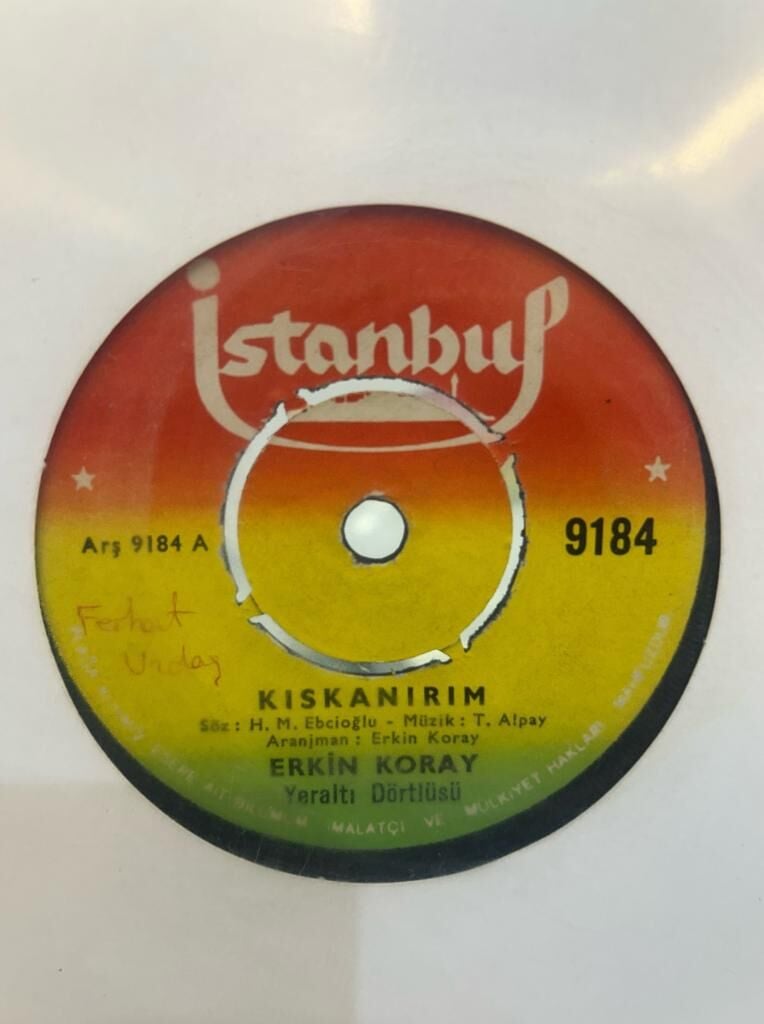Erkin Koray, Yeraltı Dörtlüsü ‎– Kıskanırım/İlâhi Morluk 1971 BASKI 45LİK
