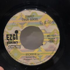 Zümrüt, Ömür Göksel – Bir Kağıt Parçası / Kaçamak 1969 BASKI 45LİK