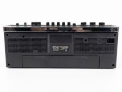 Crownwell Siyah Bluetooth Destekli Nostaljik Kaset Çalar ve Taşınabilir Radyo SİYAH