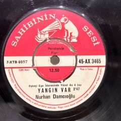 Nurhan Damcıoğlu – Yangın Var / Ufacıksın 1971 BASKI 45LİK