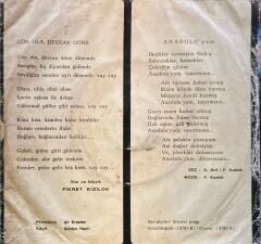 Fikret Kızılok – Gün Ola, Devran Döne / Anadolu'yum 45'lik