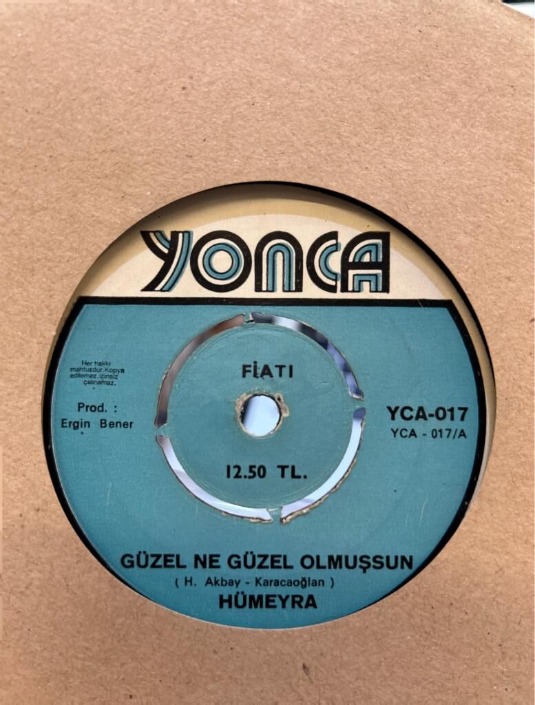 Hümeyra - Güzel Ne Güzel Olmuşsun/Bana Kara Diyen Dilber 45lik
