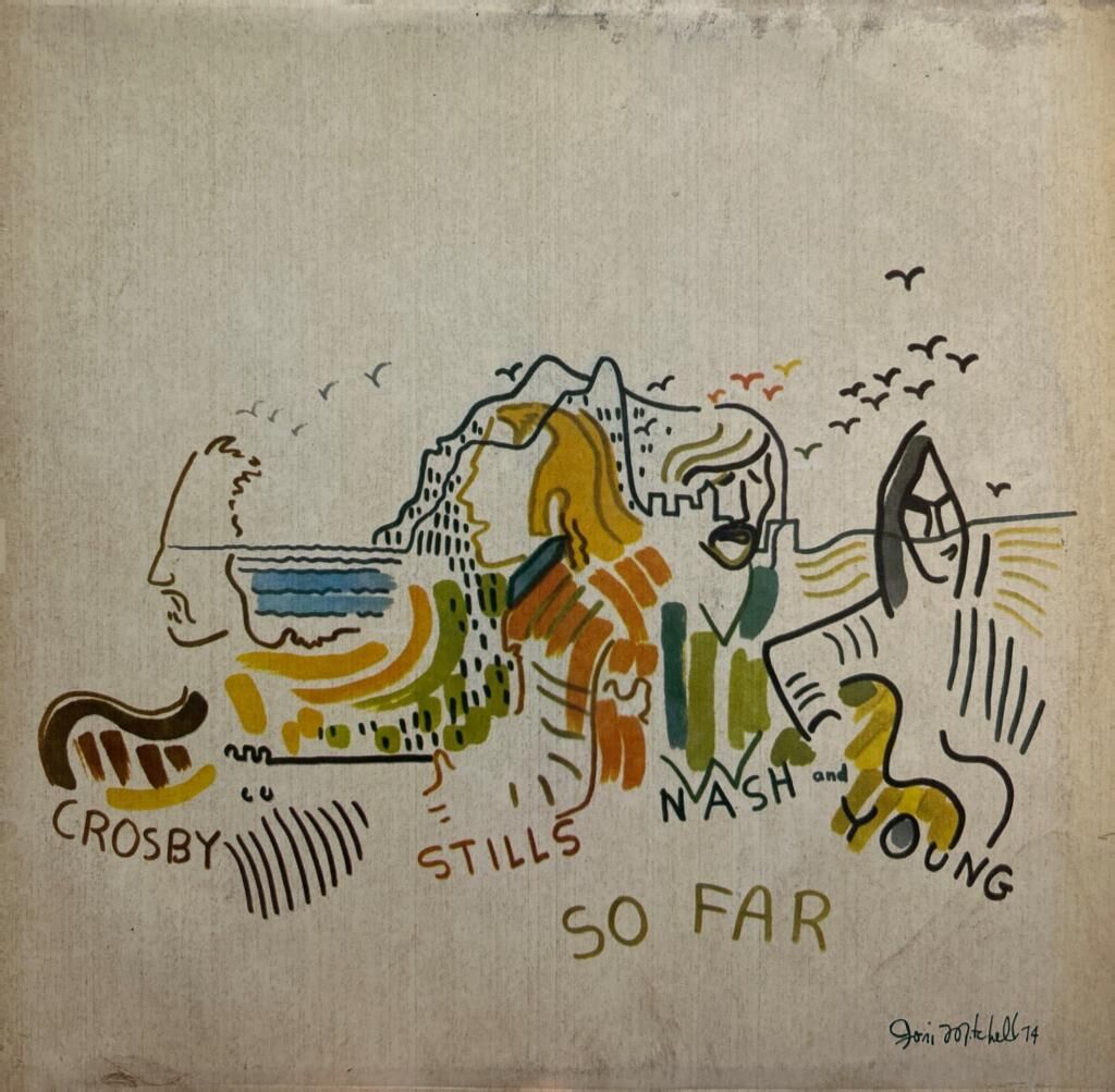 Crosby, Stills, Nash & Young ‎– So Far 1974 BASKI LP