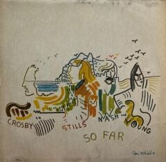 Crosby, Stills, Nash & Young ‎– So Far 1974 BASKI LP