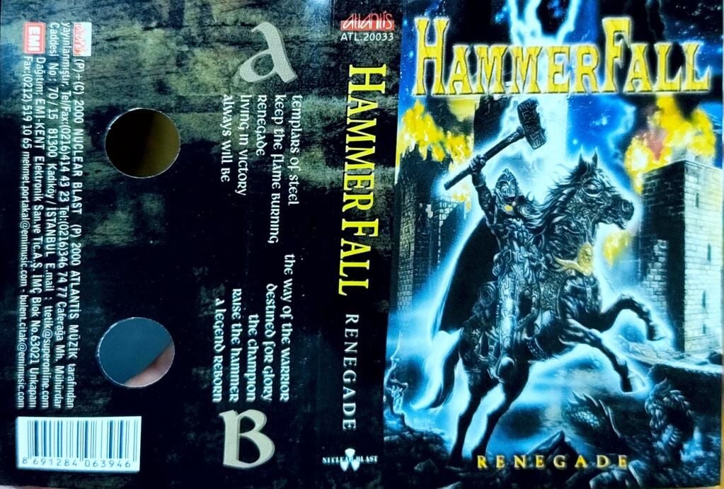 HammerFall – Renegade DİKKAT KASET
