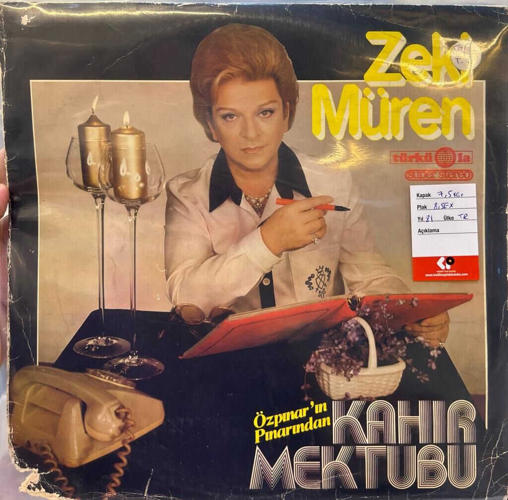 Zeki Müren - Kahır Mektubu LP