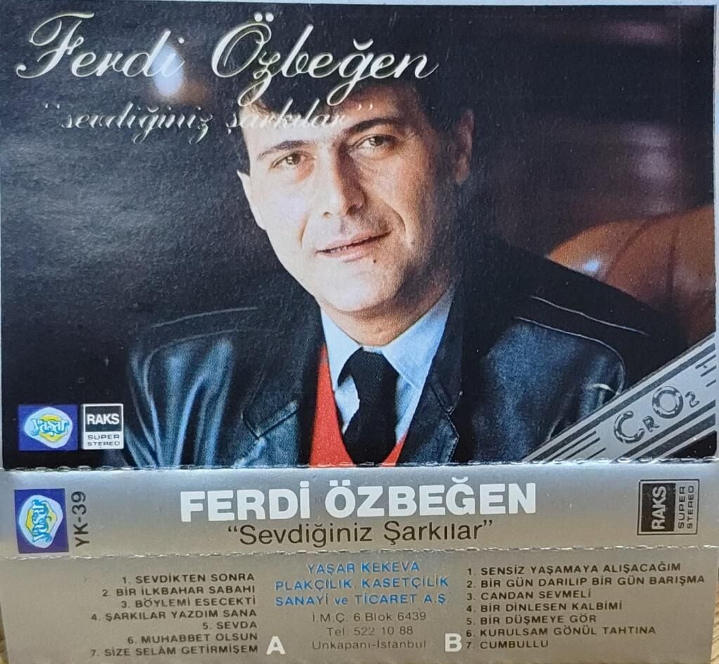 Ferdi Özbeğen – Sevdiğiniz Şarkılar DİKKAT KASET