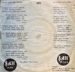 Fikret Kızılok – Bacın Önde Ben Arkada / Koyverdin Gittin Beni 45'lik