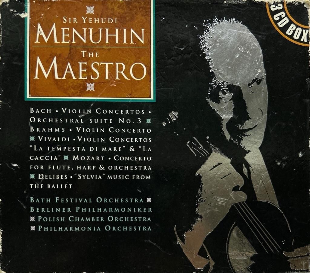 DİKKAT CD Sir Yehudi Menuhin ‎– The Maestro BOX SET CD
