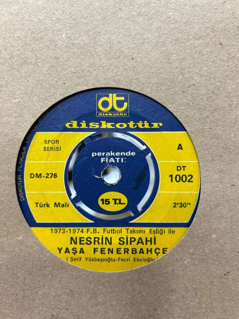 Nesrin Sipahi - Yaşa Fenerbahçe/Fenerbahçe Marşı 45lik