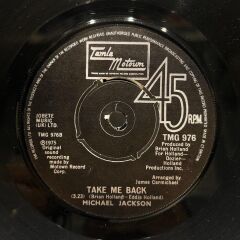 Michael Jackson – One Day In Your Life / Take Me Back 1981 Baskı 45lik