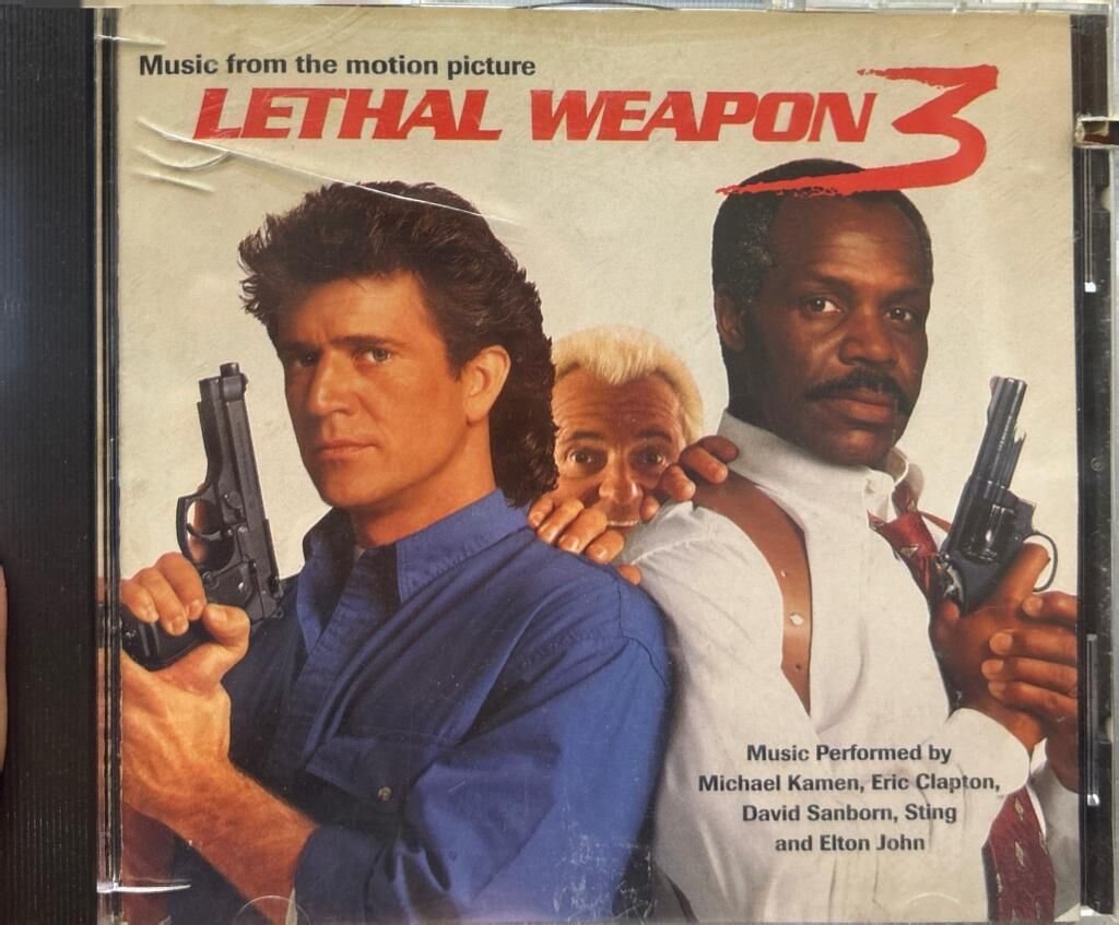 DİKKAT DİKKAT CD Music From The Motion Picture Lethal Weapon 3 STING,ERIC CLAPTON,ELTON JOHN - 1992 BASKI CD