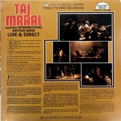 Taj Mahal And The International Rhythm Band – Live & Direct LP