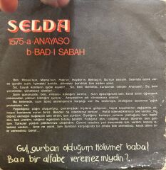 Selda – Anayaso / Bad-ı Sabah 45'lik