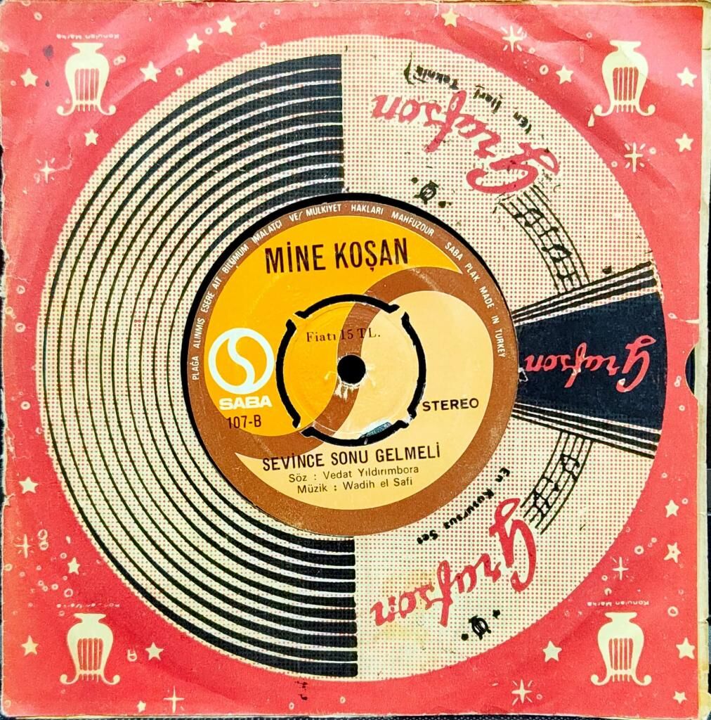 .Mine Koşan – Ben Bittim Dert Bitmedi / Sevince Sonu Gelmeli 45'lik