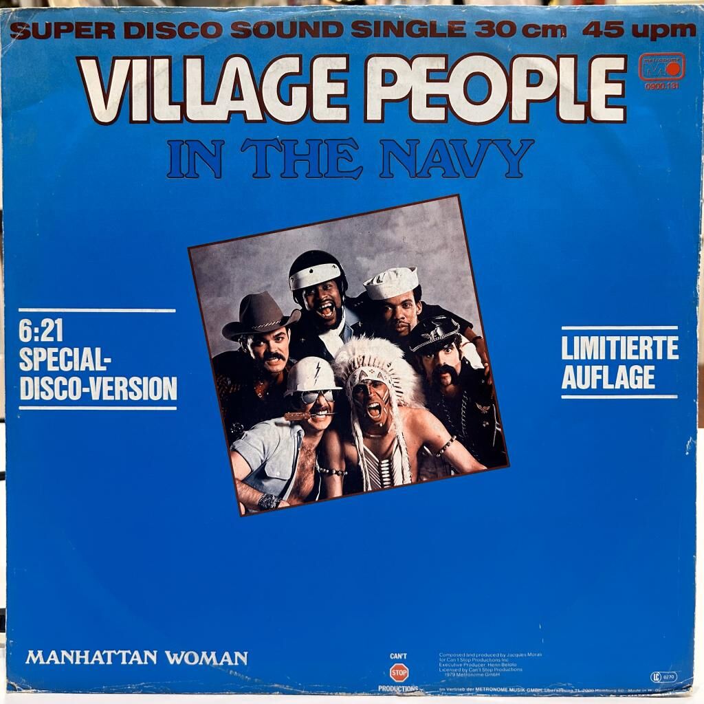 Village People – In The Navy 1979 BASKI MAXI SINGLE PLAK