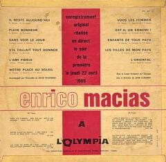 Enrico Macias – A L'Olympia