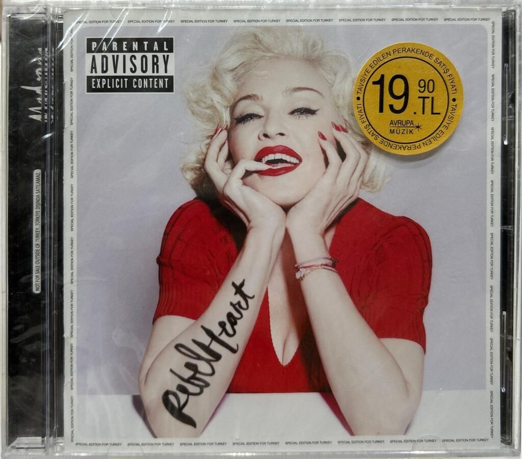Dikkat CD Madonna -Rebel Heart CD