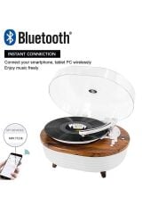 Music Public Kingdom TT238 Bluetooth Özellikli Pikap - 16 farklı renk tonu geçişli
