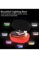 Music Public Kingdom TT238 Bluetooth Özellikli Pikap - 16 farklı renk tonu geçişli